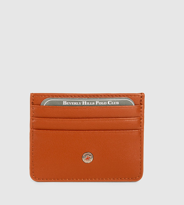 Beverly Hills Polo Club textured-neutral-linen - Brown Card Holders