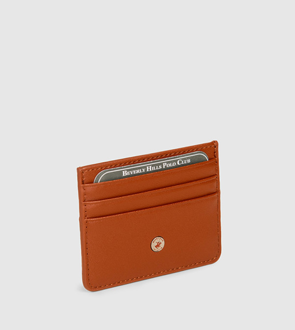 Beverly Hills Polo Club textured-neutral-linen - Brown Card Holders