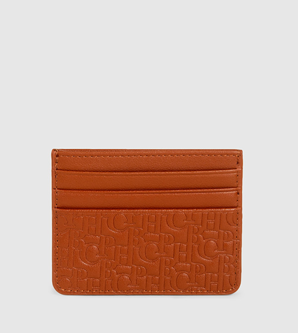 Beverly Hills Polo Club textured-neutral-linen - Brown Card Holders
