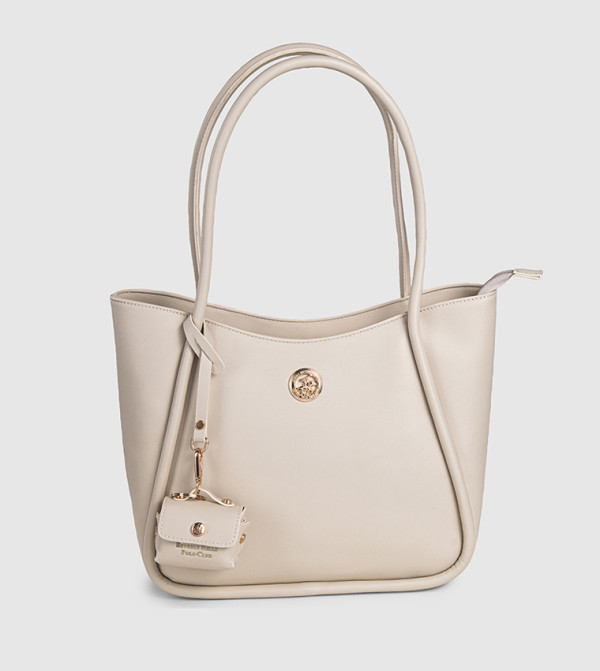Beverly Hills Polo Club  Tote Bags - Off White Tote Bags