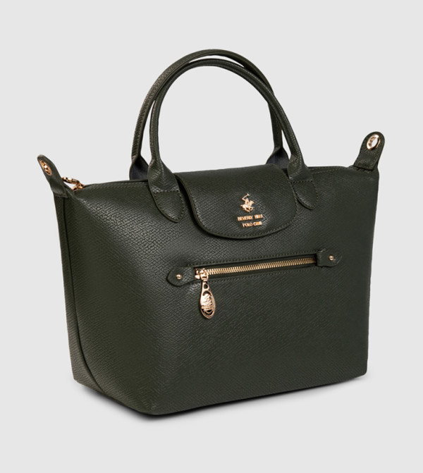 Beverly Hills Polo Club  Tote Bags - DARK OLIVE Tote Bags