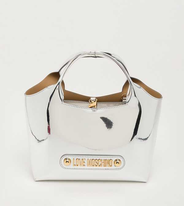 لوف موسكينو&nbsp; لوف موسكينو&nbsp; - فضي Handheld Bags