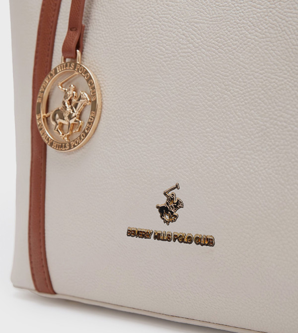 Beverly Hills Polo Club Beverly Hills Polo Club - Ivory Tote Bags