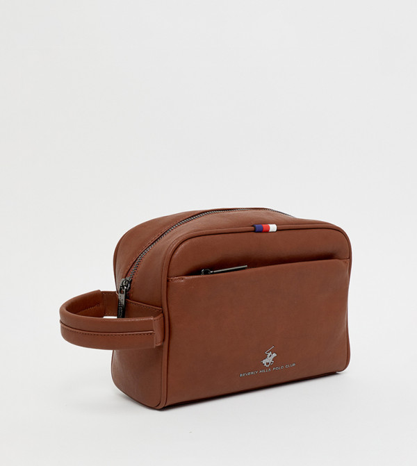 Beverly Hills Polo Club  Travel Bags - Tan Toiletry bags