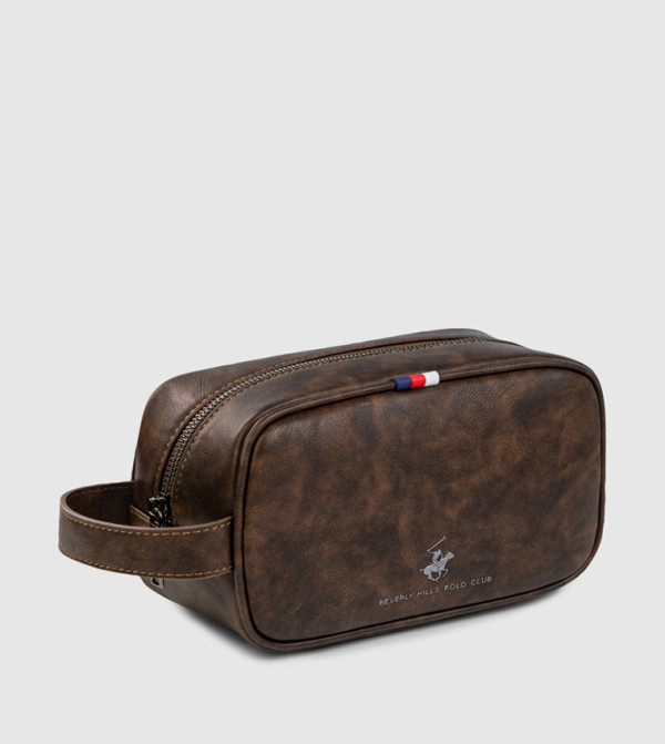 Beverly Hills Polo Club  Bags - Dark Brown Toiletry bags