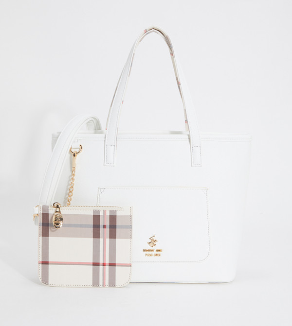 Beverly Hills Polo Club  - White Shoulder Bag