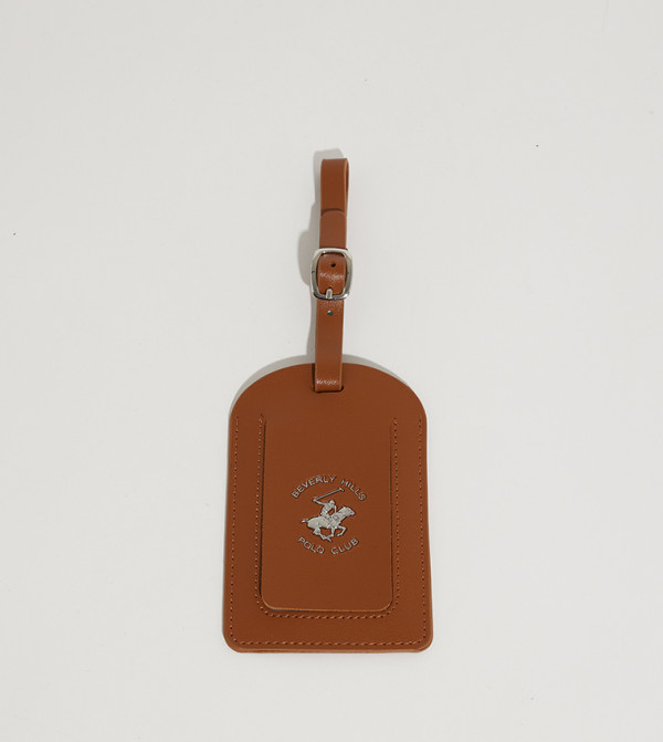 Beverly Hills Polo Club Travel Accessories - Brown Luggage Tag