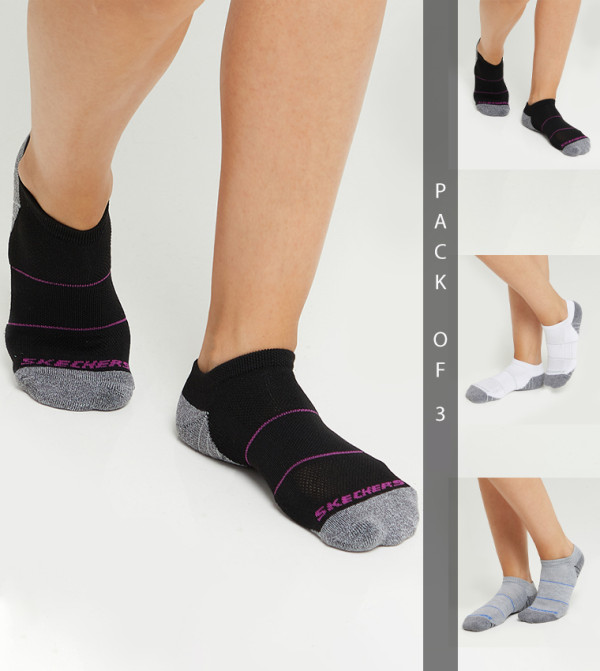 Skechers newrunningmen - Multi No show Socks