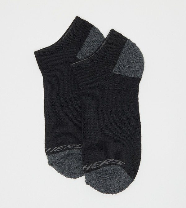 Skechers  No Show Socks - Black No Show Socks