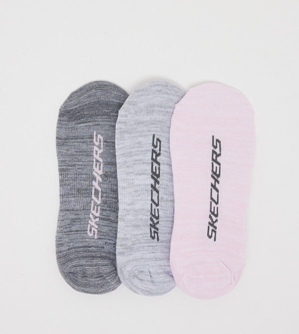 Skechers  No Show Socks - Pink No Show Socks