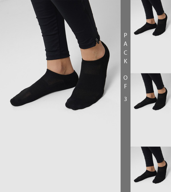 Skechers  Ankle Length Socks - Black Socks