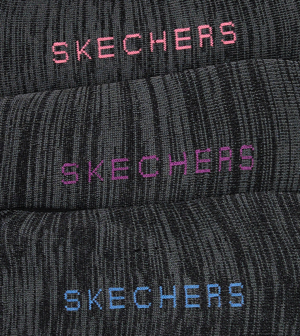 Skechers  No Show Socks - Black No Show Socks
