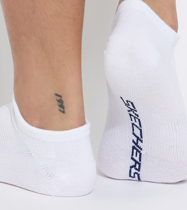سكيتشرز  جوارب مخفية - أبيض  No show Socks