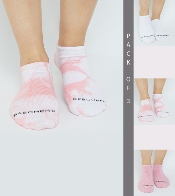 سكيتشرز  جوارب مخفية - وردي No show Socks
