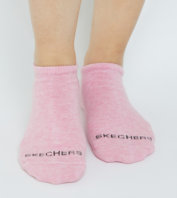 سكيتشرز  جوارب مخفية - وردي No show Socks