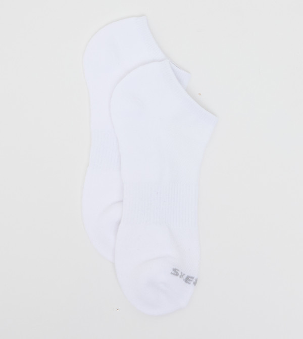 سكيتشرز  جوارب للكاحل  - أبيض Ankle Length Socks