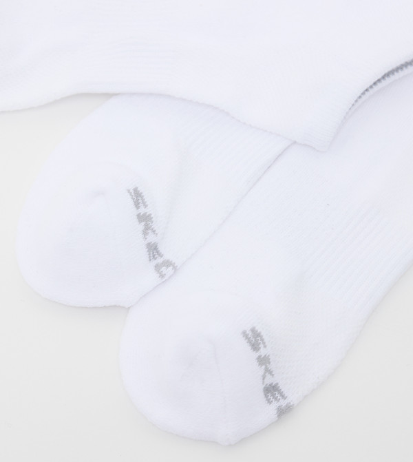 سكيتشرز  جوارب للكاحل  - أبيض Ankle Length Socks