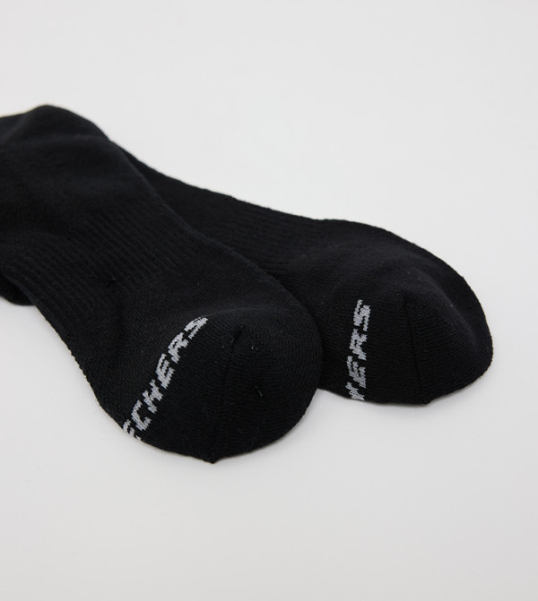 سكيتشرز  جوارب للكاحل  - أسود Ankle Length Socks