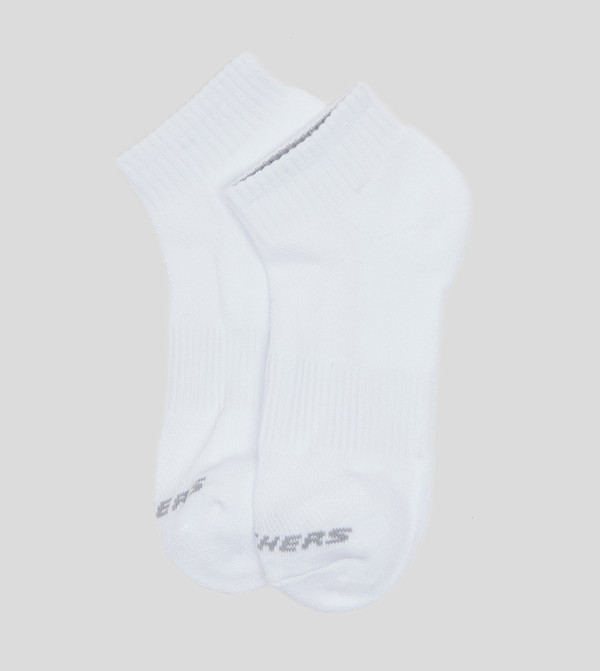 Skechers No Show Socks - White No Show Socks