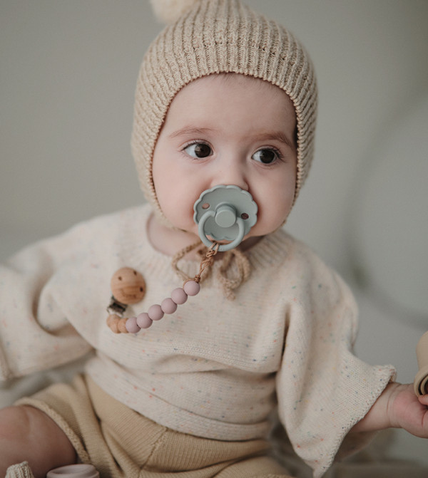 R&B Kids R&B Kids - Grey Teethers & Pacifiers
