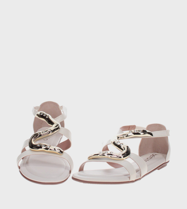 بيرا ريو بيرا ريو - أوف وايت Flat Sandals