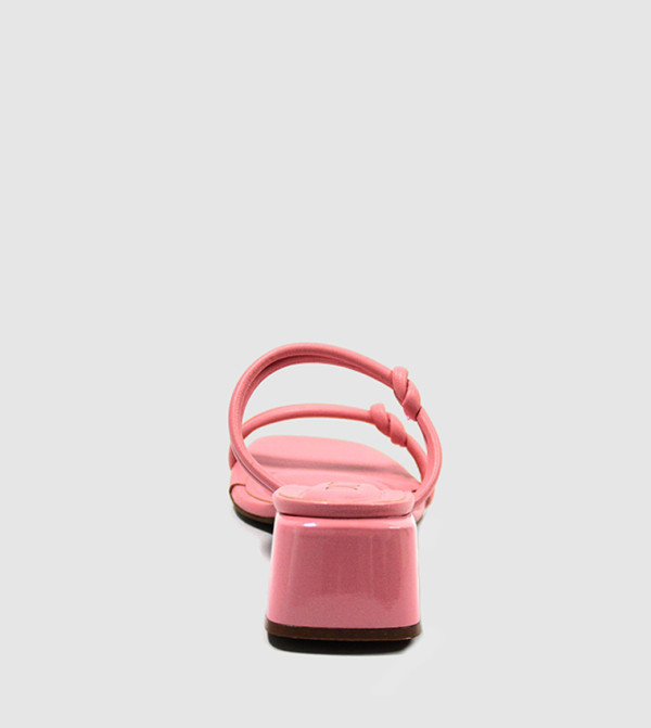 Dots Dots - Pink Block Heels