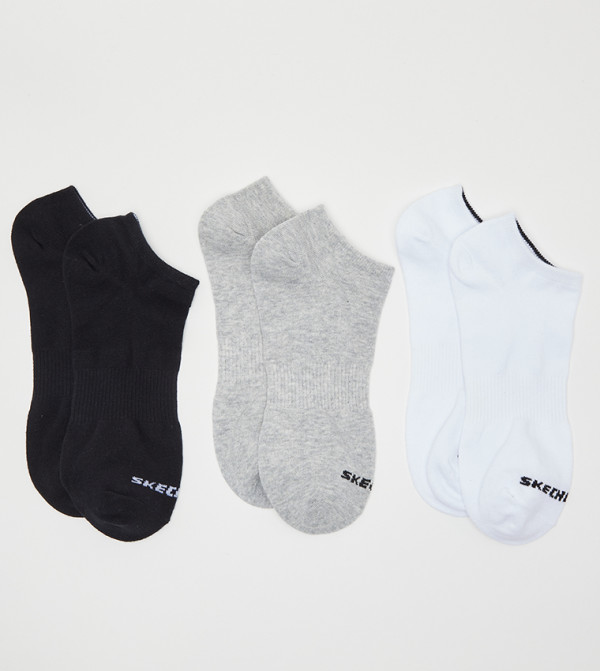 Skechers  Socks - Multi No Show Socks