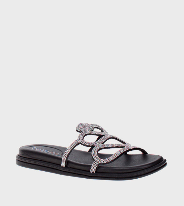 بيرا ريو - أسود Flat Sandals