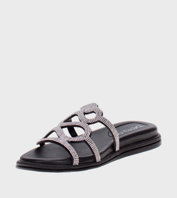 بيرا ريو - أسود Flat Sandals