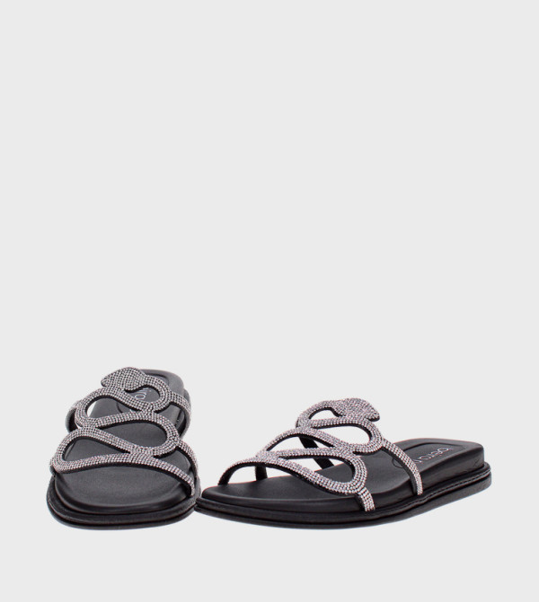 بيرا ريو - أسود Flat Sandals
