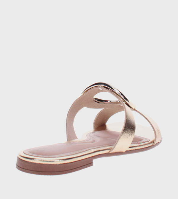 Beira Rio Beira Rio - Gold Flat Sandals