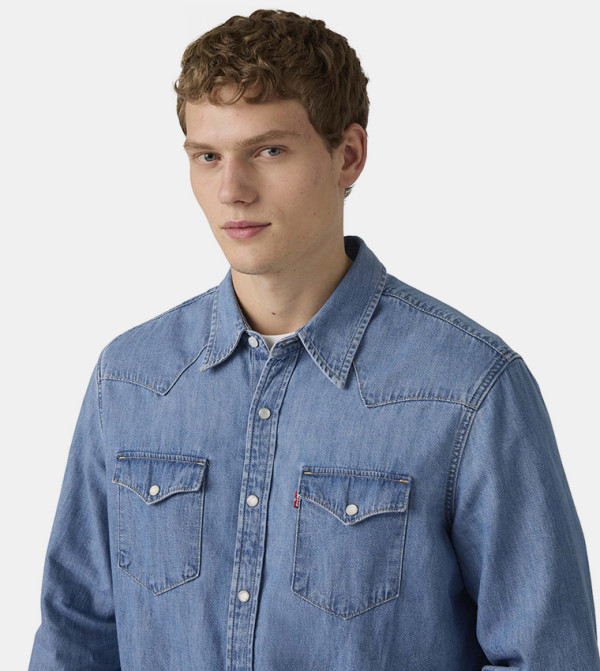 Levi's  Shirts - Blue Long Sleeves