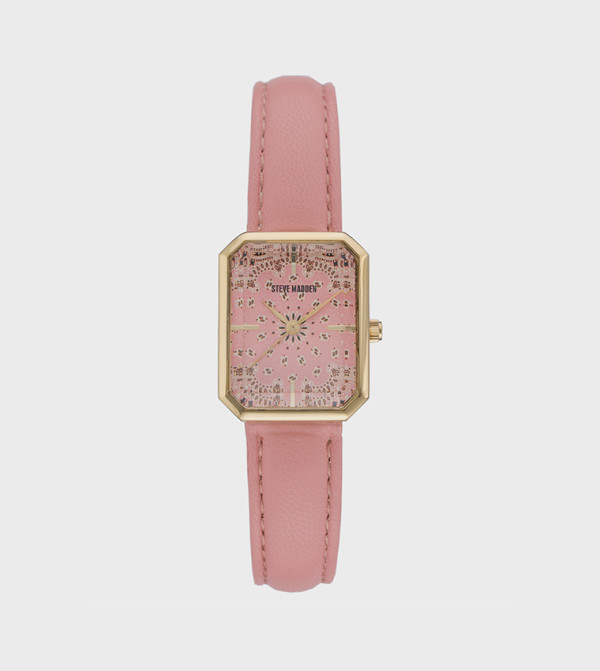Steve Madden Steve Madden - Pink Analog Watches