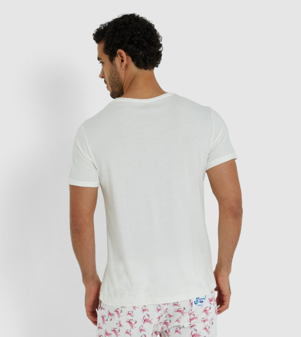 Biggdesign Biggdesign - White Casual T-Shirts