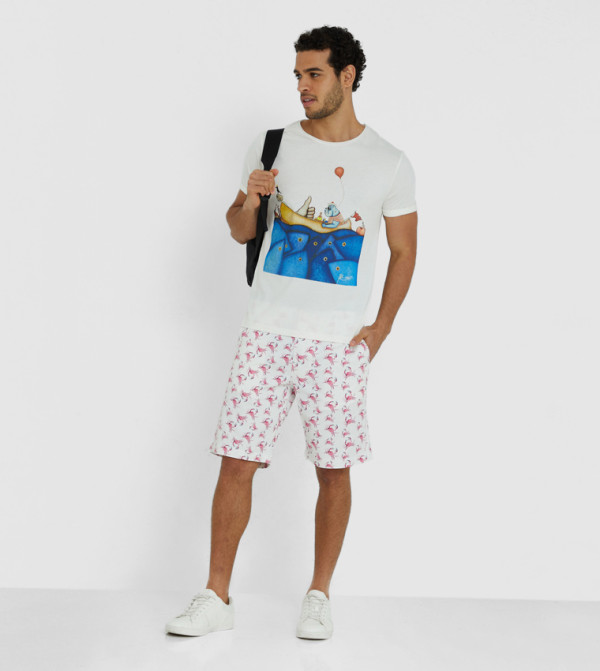 Biggdesign Biggdesign - White Casual T-Shirts
