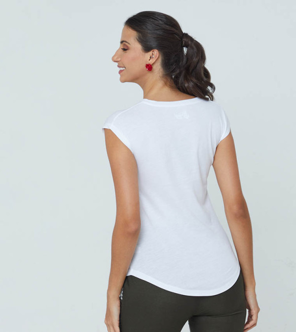 Biggdesign Biggdesign - White Casual T-Shirts