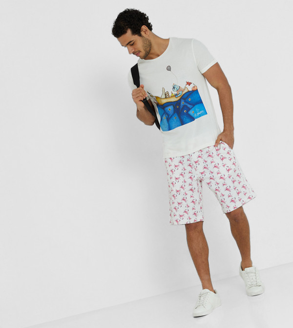 Biggdesign Biggdesign - White Chino Shorts