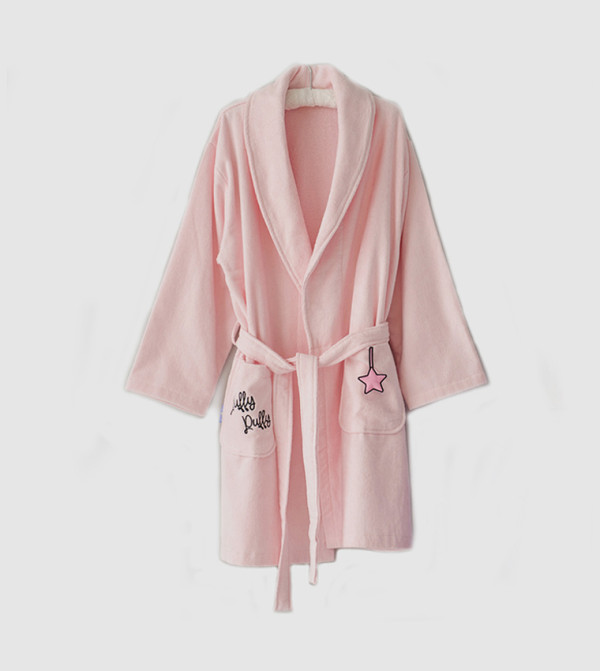 ميلك أند مو  ملابس حوامل - وردي رداء الحمام