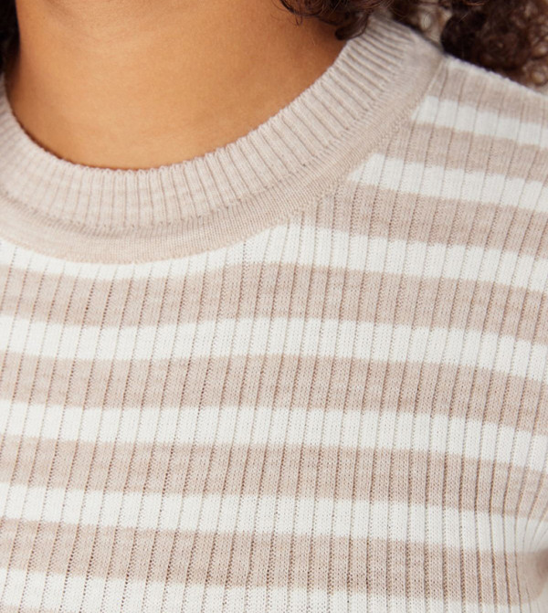 Trendyol - Outlet  Plus Size - Beige Sweaters & Cardigans