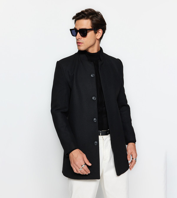 Trendyol - Outlet  Overcoats - Black Overcoats