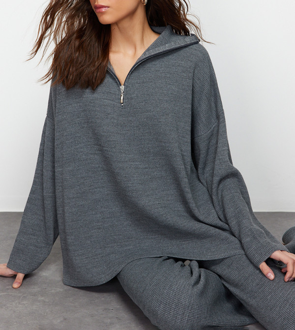 Trendyol Trendyol  - Grey Co-Ord Sets