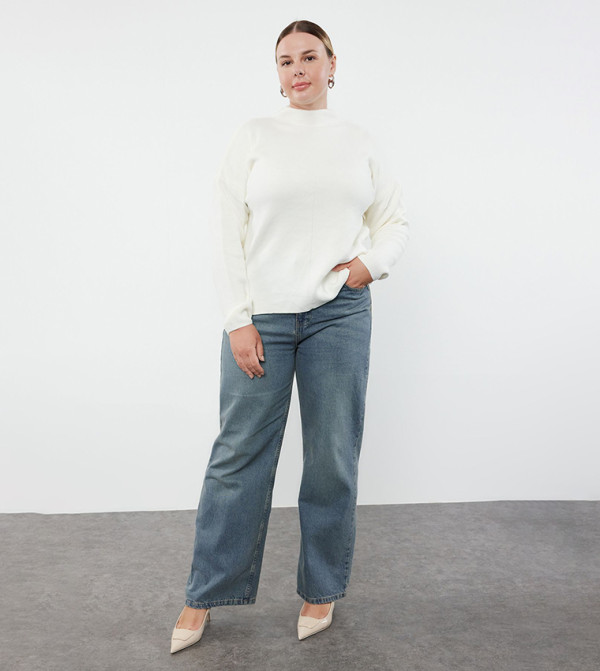 Trendyol - Outlet  Clothing - White Sweaters & Cardigans