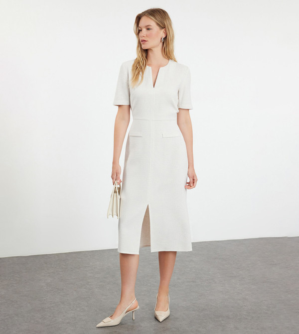 Trendyol  - White Midi Dresses