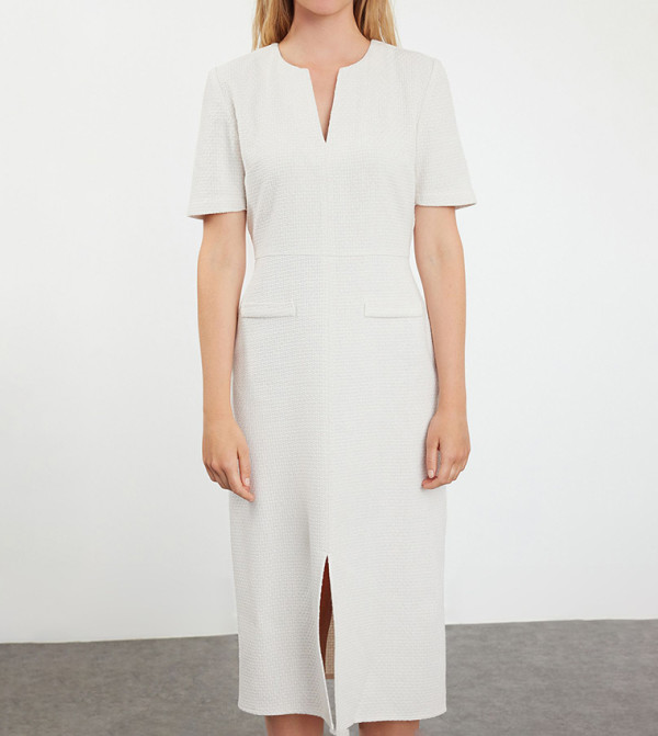 Trendyol  - White Midi Dresses
