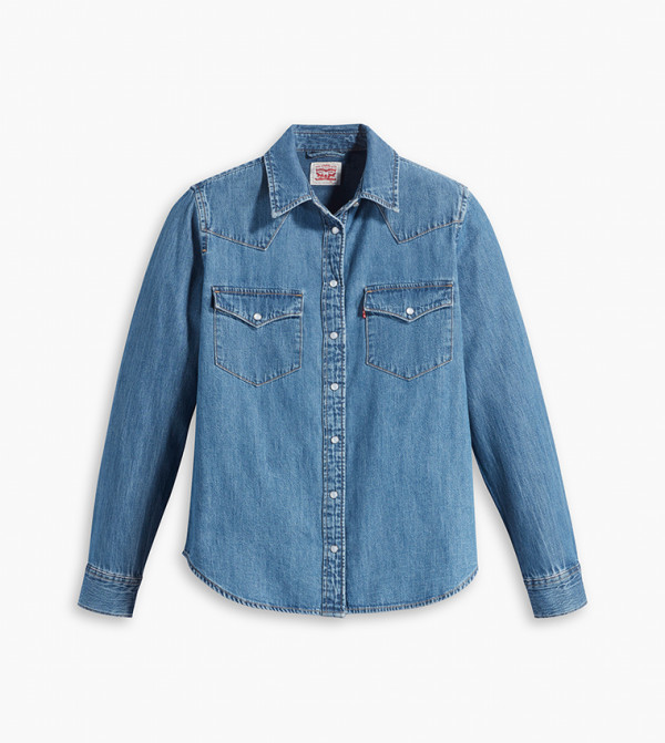 Levi's  Tops - Blue Shirts