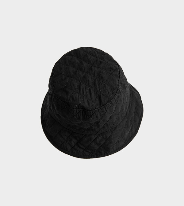كوتون  قبعة دلو - أسود Bucket Hats