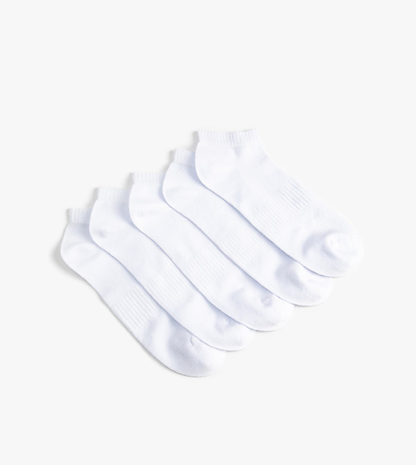 كوتون  جوارب للكاحل  - أبيض Ankle Length Socks