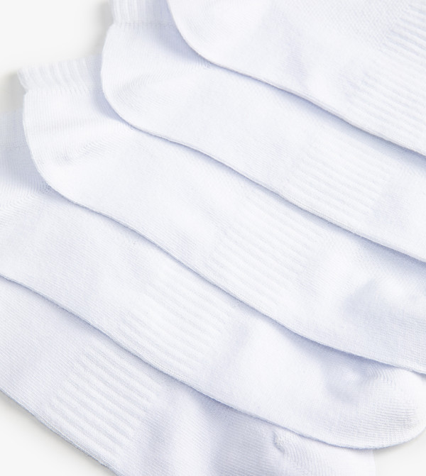 كوتون  جوارب للكاحل  - أبيض Ankle Length Socks