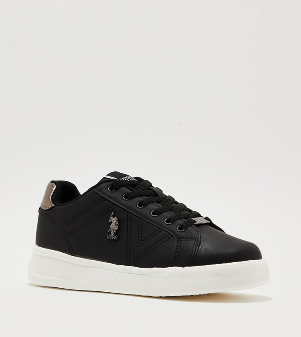 U.S. Polo Assn. U.S. POLO ASSN. - Black Low Top