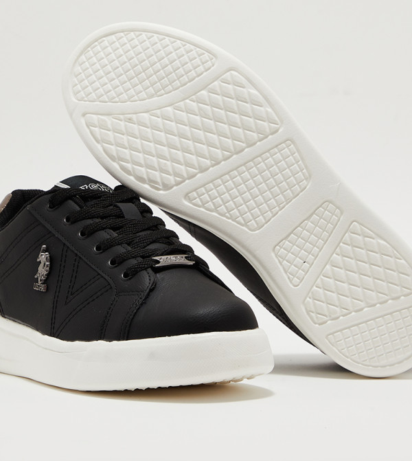 U.S. Polo Assn. U.S. POLO ASSN. - Black Low Top